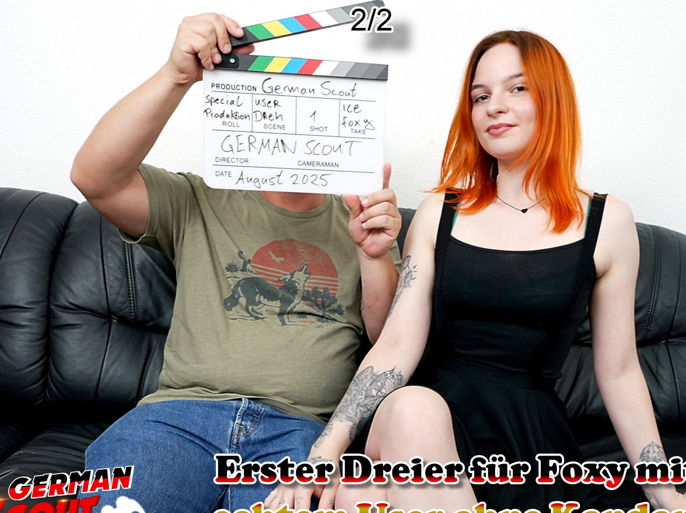 German-Scout Porno Video: GERMAN SCOUT - Erster Dreier für Foxy mit echtem User ohne Kondom Teil 2