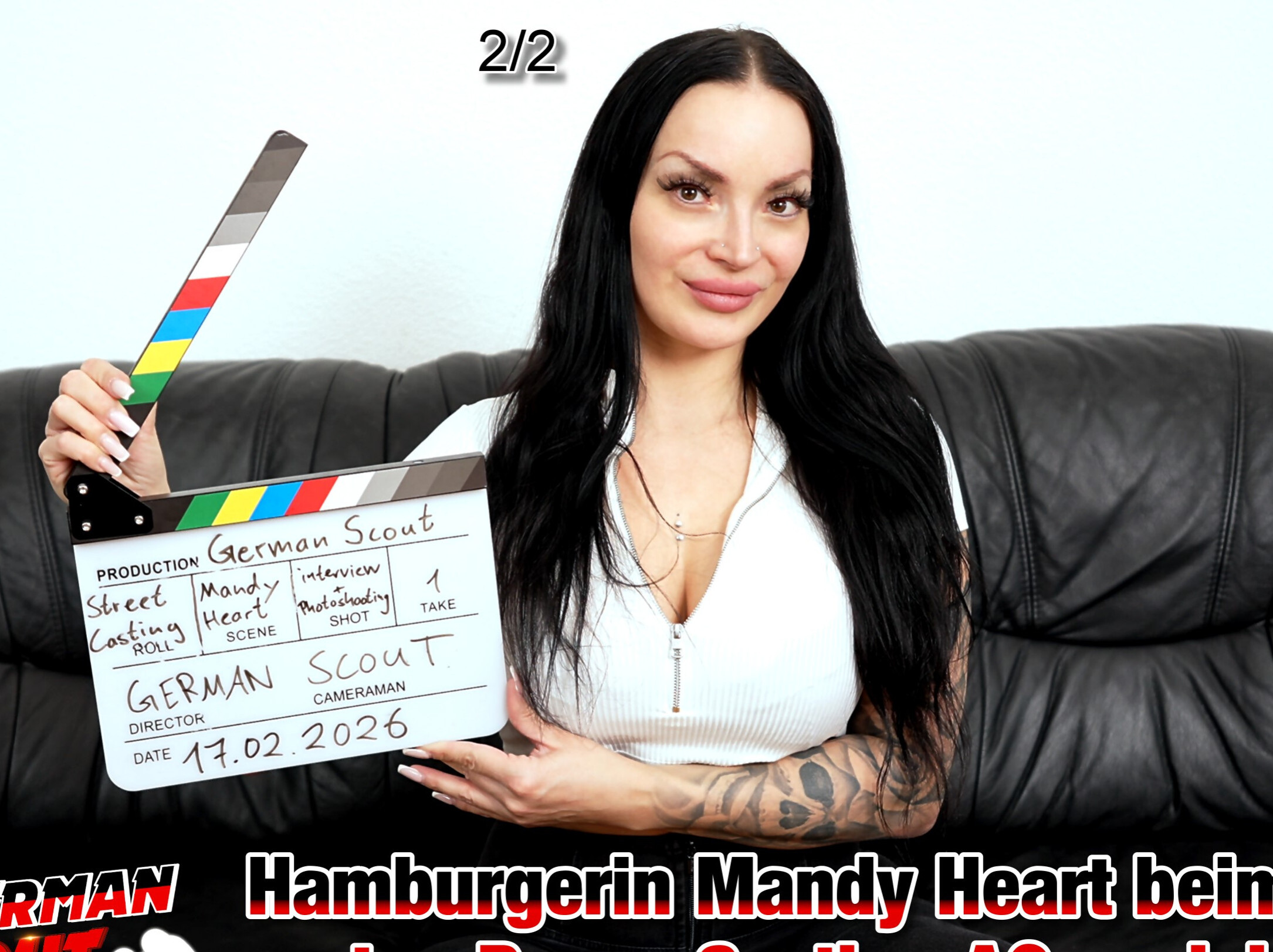 German-Scout Porno Video: GERMAN SCOUT - Hamburgerin Mandy Heart beim ersten Porno Casting AO gefickt Teil 2