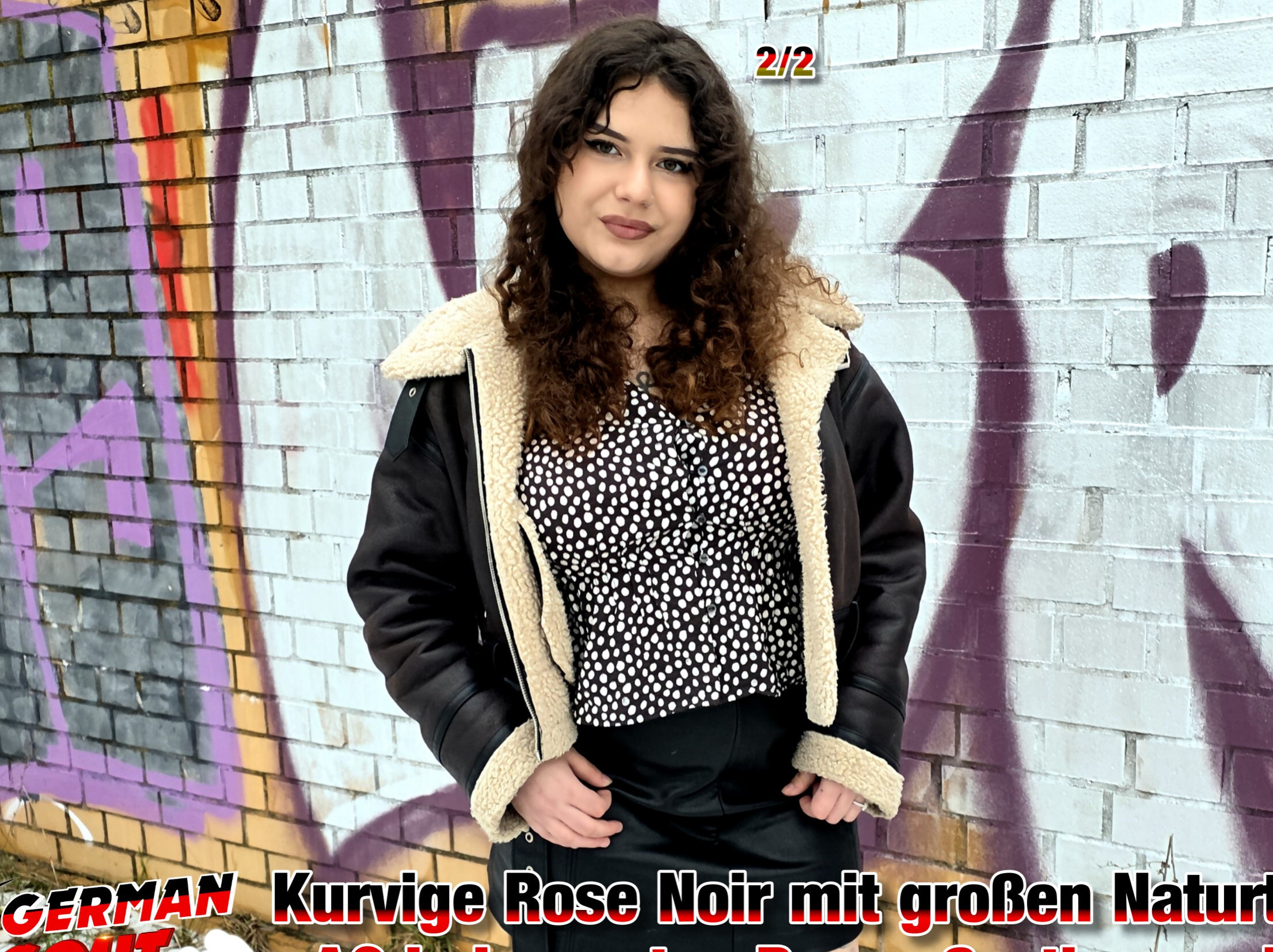 German-Scout Porno Video: GERMAN SCOUT - Kurvige Rose Noir mit großen Naturtitten AO beim Porno Casting gefickt Teil 2
