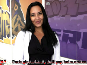 German-Scout Porno Video: GERMAN SCOUT - Portugiesin Molly Lollipop beim ersten Porno Casting ohne Kondom gefickt Teil 2