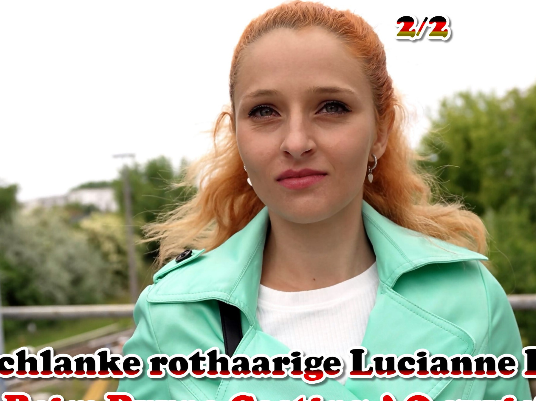 German-Scout Porno Video: GERMAN SCOUT - Schlanke rothaarige Lucienna Lucci beim Porno Casting AO gefickt Teil 2