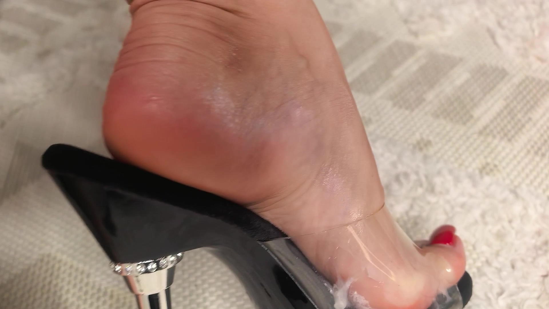 Goddess-Lena Porno Video: High Heels Und Creamy Footjob Finale