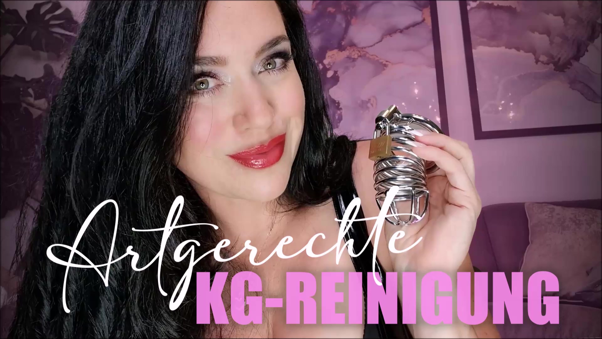 MadameSvea Porno Video: Artgerechte KG-Reinigung