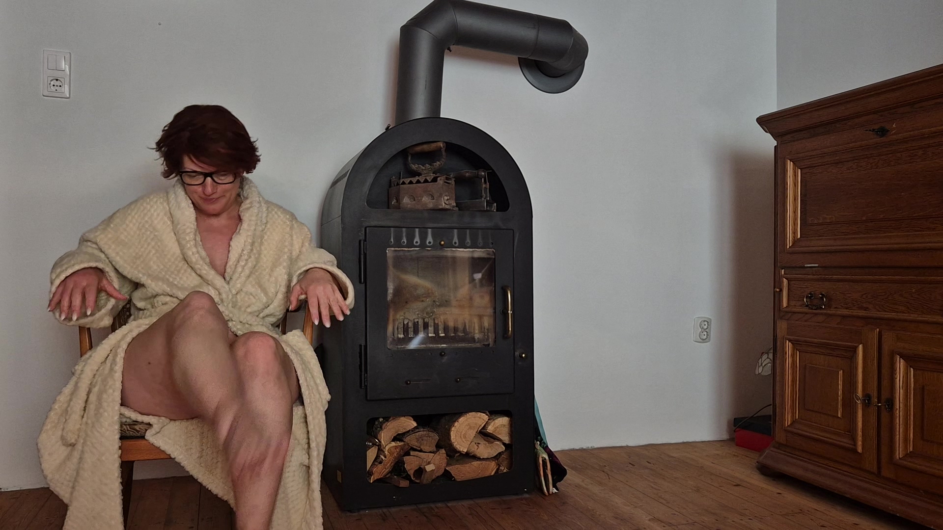 Popp-Sylvie Porno Video: Dirty Talk - Nach und über die Sauna