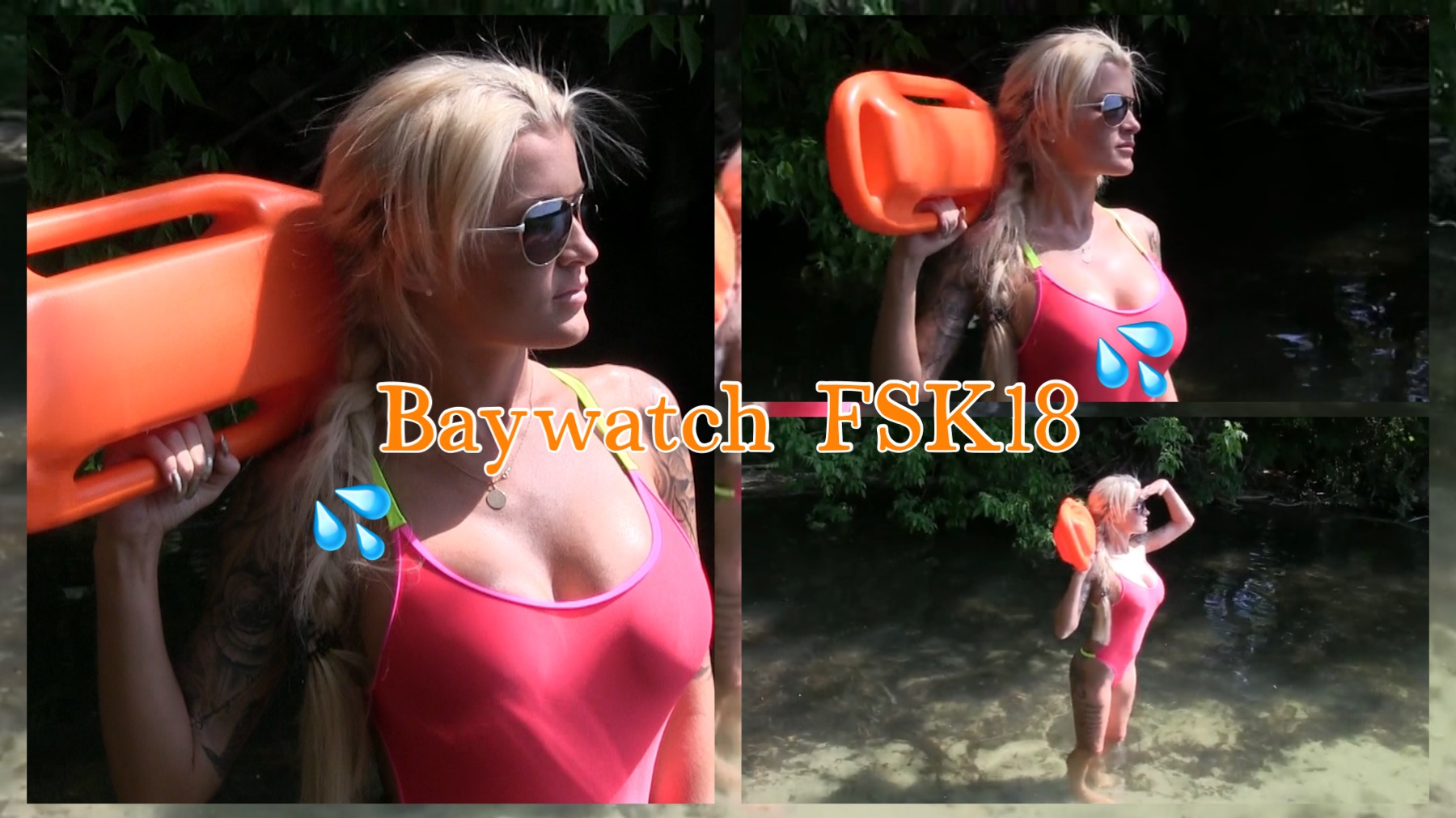RoxxyX Porno Video: Baywatch für Erwachsene!!