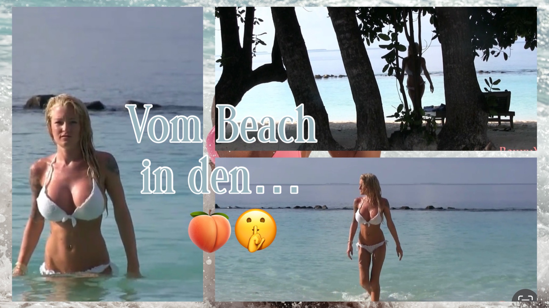 RoxxyX Porno Video: Vom BEACH in den A!!!
