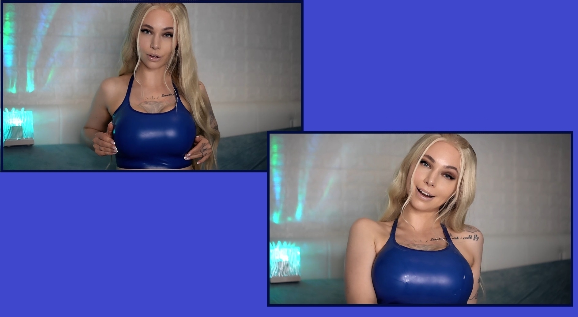 Tyra-Kadney Porno Video: Latex-Titten - Der Stoff